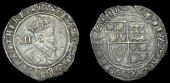James I (1603-1625), Second coinage, Shilling, mm. coronet, fourth bust, 5.84g/9h (N 2100; S 2655). Surfaces pitted,...