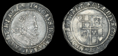 James I (1603-1625), Second coinage, Shilling, mm. cinquefoil, fifth bust, 5.94g/8h (N 2101; S 2656). Nearly very...