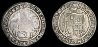 James I (1603-1625), Third coinage, Halfcrown, mm. lis, groundline below horse, plume above shield, 14.11g/5h (N...