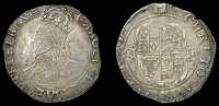 Charles I (1625-1649), Tower mint, Shilling, Gp D, mm. portcullis, bust 3, pellet stops both sides, 5.89g/9h (Sharp...