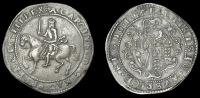 Charles I (1625-1649), Exeter mint, Crown, 1645, mm. castle on obv., Ex on rev., 27.99g/4h (Besly D16; SCBI Brooker...