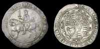 Charles I (1625-1649), Exeter mint, Crown, 1645, mm. castle, 28.30g/4h (Besly D25; SCBI Brooker 1041, same dies; N...