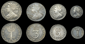 Anne (1702-1714), 1710 (ESC 1478 [2398]; S 3599) [4]. Very fine or better, toned 	£200-300