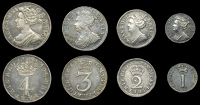 Anne (1702-1714), 1710 (ESC 1478 [2398]; S 3599) [4]. Very fine or better, toned 	£200-300