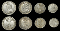 George II (1727-1760), 1729 (ESC 1765 [2402]; S 3716) [4]. Very fine or better 	£150-200