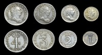 George III (1760-1820), 1763 (ESC 2230 [2412]; S 3762) [4]. Good very fine 	£120-150