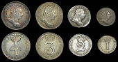 George III (1760-1820), 1780 (ESC 2234 [2416]; S 3762) [4]. Good very fine, mixed toning	£200-260