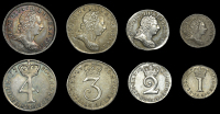 George III (1760-1820), 1780 (ESC 2234 [2416]; S 3762) [4]. Good very fine, mixed toning	£200-260