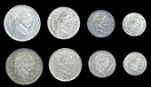 George III (1760-1820), 1818, 1820 (ESC 2241-2 [2423-4]; S 3792) [8]. Better than very fine, mixed toning 	£150-200