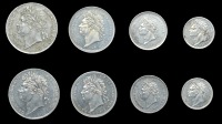 George IV (1820-1830), 1827, 1829 (ESC 2452, 2455 [2431, 2434]; S 3816) [8]. Very fine or better 	£200-300