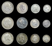 William IV (1830-1837), 1831, 1832, 1833 (ESC 2547, 2550-1 [2436, 2439-40]; S 3840) [12]. Very fine	£300-400