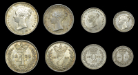 Victoria (1837-1901), 1838 (ESC 3478 [2445]; S 3916) [4]. Extremely fine, toned	£200-300