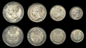 Victoria (1837-1901), 1845 (ESC 3488 [2455]; S 3916) [4]. Good very fine, toned 	£150-200
