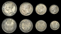 Victoria (1837-1901), 1845 (ESC 3488 [2455]; S 3916) [4]. Good very fine, toned 	£150-200