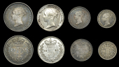 Victoria (1837-1901), 1850 (ESC 3493 [2460]; S 3916) [4]. About extremely fine	£150-200