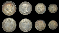 Victoria (1837-1901), 1853 (ESC 3496 [2463]; S 3916) [4]. Nearly extremely fine, toned 	£150-200