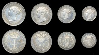 Victoria (1837-1901), 1857 (ESC 3501 [2468]; S 3916) [4]. About extremely fine but lightly cleaned in the past, now...