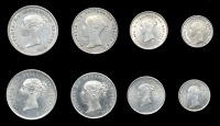 Victoria (1837-1901), 1862, 1865 (ESC 3509, 3513 [2473, 2476]; S 3916) [8]. Extremely fine or better 	£200-300