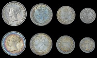 Victoria (1837-1901), 1870, 1871 (ESC 3522-3 [2482-3]; S 3916) [8]. Very fine or better, but last cleaned 	£150-200