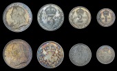 Victoria (1837-1901), 1900, 1901 (ESC 3558-9 [2515-16]; S 3943) [8]. Extremely fine; in fitted dated cases 	£150-200