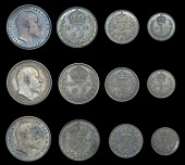 Edward VII (1901-1910), 1903, 1904, 1905, 1906, 1909, 1910 (ESC 3609-12, 3615-16 [2519-22, 2525-6]; ESC 3985) [24]....