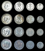George V (1910-1936), 1912, 1913, 1914, 1916, 1918, 1919, 1920 (ESC 3972-4, 3976, 3978-80 [2529-31, 2533, 2535-7]; S...