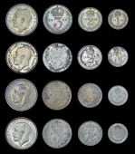 George V (1910-1936), 1924, 1925, 1926, 1927, 1929, 1936 (ESC 3984-7, 3989, 3997 [2541-4, 2546, 2553]; S 4027, 4043)...