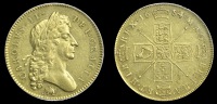 Charles II (1660-1685), Five Guineas, 1684, second bust, elephant and castle, edge tricesimo sexto (MCE 30; S 3332)....