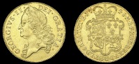 George II (1727-1760), Five Guineas, 1748, edge vicesimo secvndo (MCE 286; S 3666). Minor edge bruise at 11...