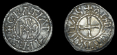 France: Carolingians, Charles the Bald (840-77), Denier, class 2, Angers, rev. andegavis civtas, 1.41g/5h (MEC 851...