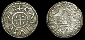 France: Carolingians, Charles the Bald, Denier, uncertain mint, carlvs rex fr, cross with pellets in angles, rev....