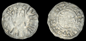 France: Royal, Philip I (1060-1108), Denier, Paris, fifth type, philippvs rex, alpha and omega suspended, small...