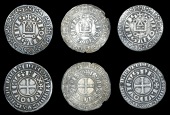 France: Royal, Louis IX (1226-70), Gros tournois (3), 3.87g/6h, 3.85g/9h, 3.18g/10h (Dup. 190) [3]. Fine to very...