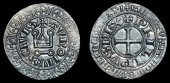 France: Royal, Philip III (1270-85), Gros tournois, 3.89g/12h (Dup. 202A). Surfaces porous, otherwise about very...