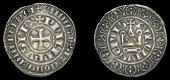 France: Royal, Philip IV, Maille blanche, 2.08g/4h (Dup. 215). Nearly extremely fine and toned, an exceptional...