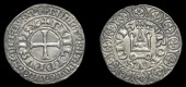 France: Royal, Philip V, Gros tournois, mm. quatrefoil on rev. only, 3.85g/5h (Dup. 238). Lightly cleaned, otherwise...