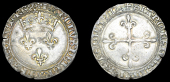 France: Royal, Charles VII, Gros de Roi, first issue, Lyon, 3.60g/11h (Dup. 518). Very fine, attractively toned...