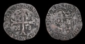 France: Royal, Henry IV, Douzain du Dauphine, 1599, mint uncertain, rev. cross with two crowns and two lis in...