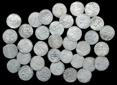 France: Feudal, Auxerre, Anonymous, Deniers (36), avtsioder ci, cross, rev. blank margin, cross (P d’A 5880) [36]....