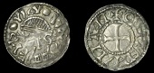 France: Feudal, Brittany, Anonymous (10th century), Denier, Nantes, fydoyicyo dx, diademed bust left, rev. nannetiso...