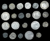 France: Feudal, Provence, miscellaneous coins in silver (8), billon (14), various types [22]. Varied state, one...