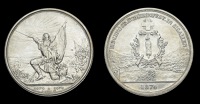 ST GALLEN, 5 Franken, 1874 (Richter 1156a; D-T 55; KM. X S12). Bright from past cleaning, otherwise very fine
 	£50-70