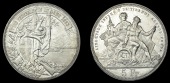 TICINO, Lugano, 5 Franken, 1883 (Richter 1373a; D-T 59; KM. X S16). Bright from past cleaning, otherwise extremely...