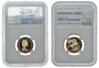 Elizabeth II (1952-    ), Proof Sovereign, 1982 (S 4204). Brilliant mint state [slabbed NGC PF 69 Ultra Cameo]...