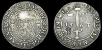 James VI (1567-1625), First coinage, Ryal, 1567, 29.55g/5h (SCBI 35, 1204-5; SCBI 58, 1332; B 2, fig. 921; S 5472...