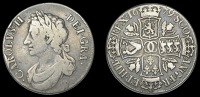 Charles II (1649-1685), Second coinage, Dollar, 1679, pellet stops both sides, 26.25g/6h (D 44; M 35; SCBI 35,...