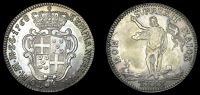 Emmanuel Pinto, 30 Tari, 1768, 28.76g/6h (RS p.166, 91; Schembri p.157, 17; KM. 266). Edge possibly filed, cleaned...