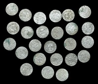 POLAND, Sigismund III, Groschen (25), 1616, 1620 (3), 1622 (5), 1623 (6), 1624 (6), 1625 (4) [25]. Some with...