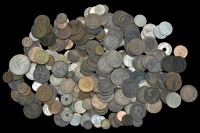 Coins of the World, in silver (40), base metal (267) [307]. Varied state	£100-150
