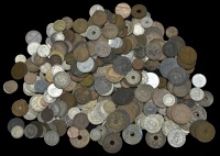 Coins of the World, in silver (20), base metal (312) [332]. Varied state	£100-150